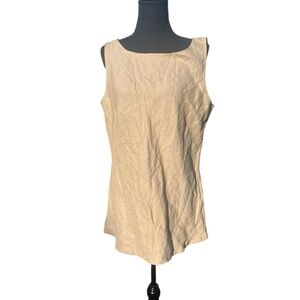 Women’s Cream Sleeveless Top by Spiegal size 14